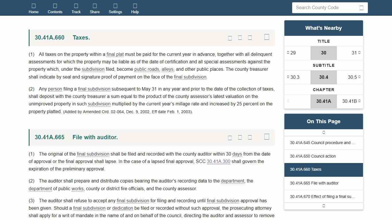 Subtitle 30.4 Snohomish County Code