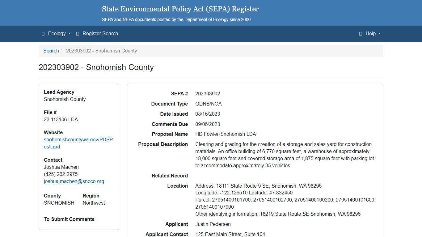 202303902 - Snohomish County