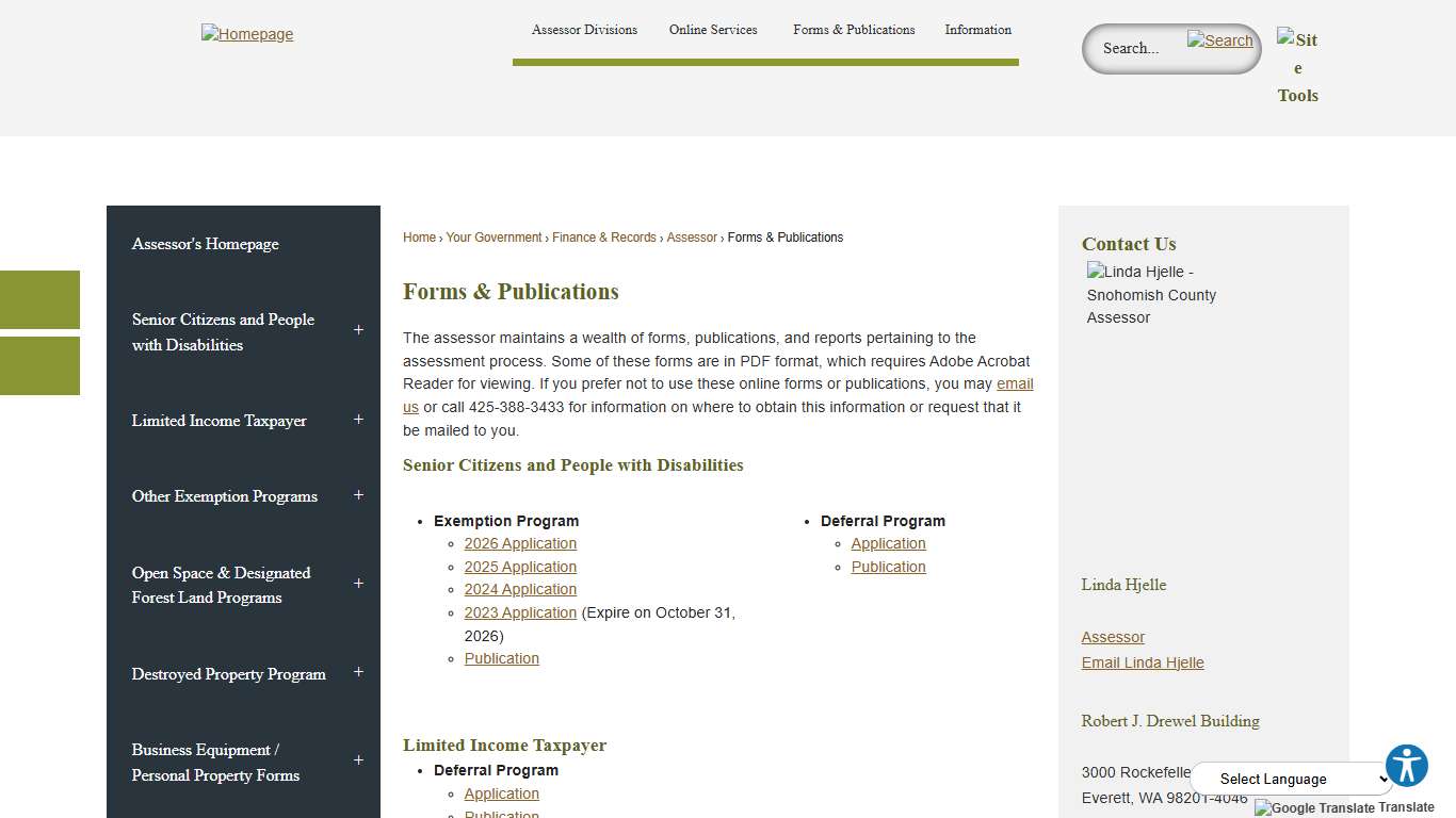 Forms & Publications Snohomish County, WA - Official Website